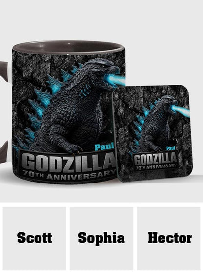 70th Anniversary - Personalized Giant Monster Accent Mug