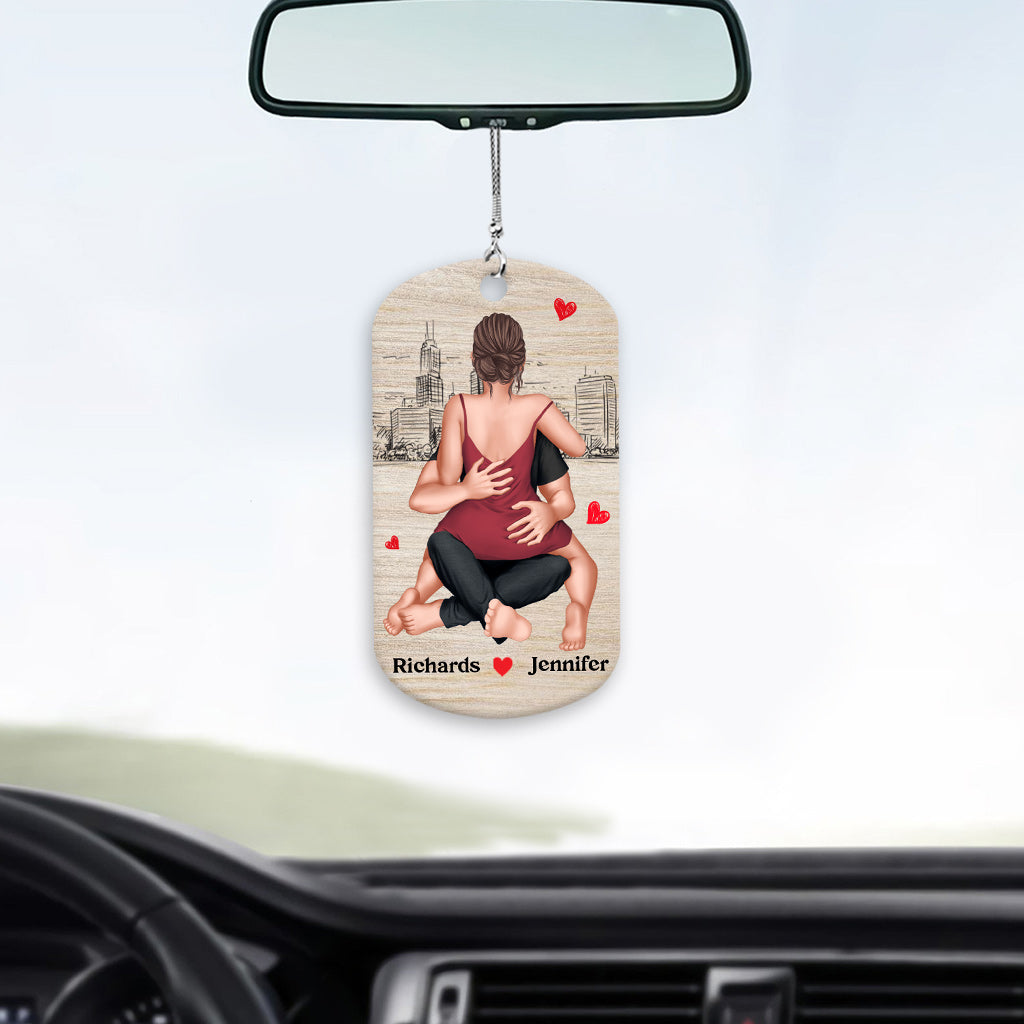 I Need You Tonight So Get Home Safe - Personalized Couple Car Ornament