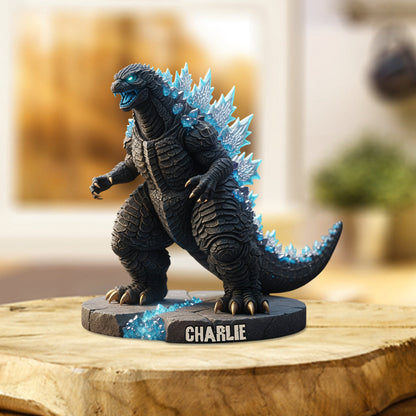 Kaiju World - Personalized Giant Monster Custom Shaped Acrylic Plaque