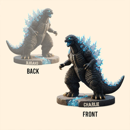 Kaiju World - Personalized Giant Monster Custom Shaped Acrylic Plaque