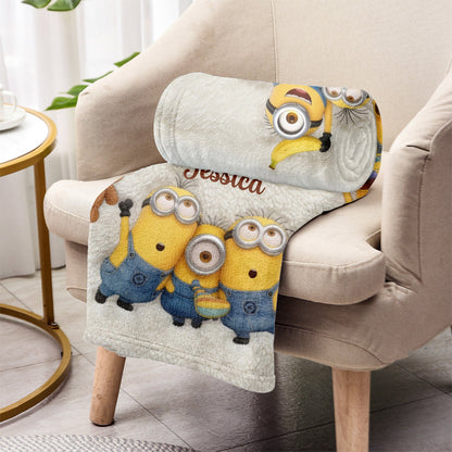 Minion Friends - Personalized Blanket