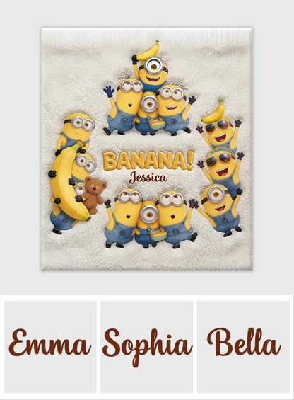 Minion Friends - Personalized Blanket