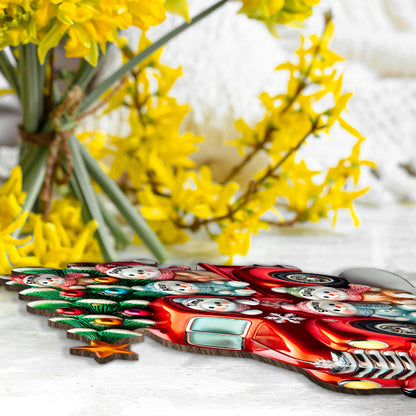 Nana's Cute Little Snowman - Personalized Grandma 1 Layered Big Freestanding