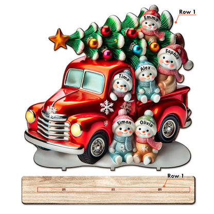 Nana's Cute Little Snowman - Personalized Grandma 1 Layered Big Freestanding