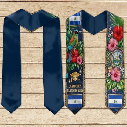 Proud El Salvador, Class Of 2026 - Personalized Graduation Graduation Stole
