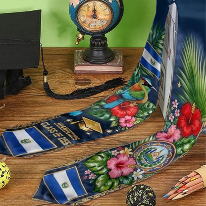 Proud El Salvador, Class Of 2026 - Personalized Graduation Graduation Stole