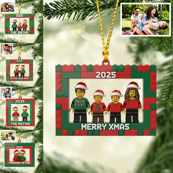 Merry Christmas To Family - Personalized Family Ornament