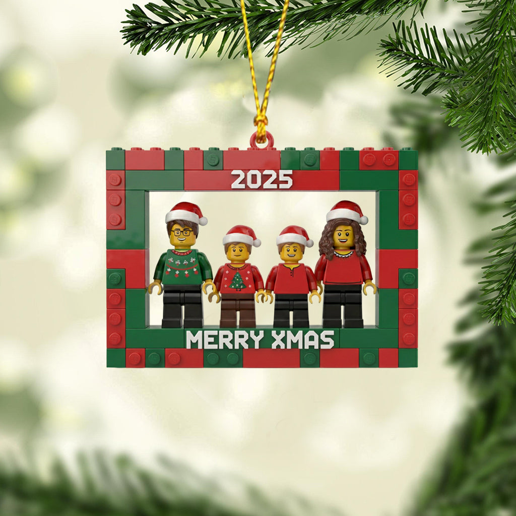 Merry Christmas To Family - Personalized Family Ornament