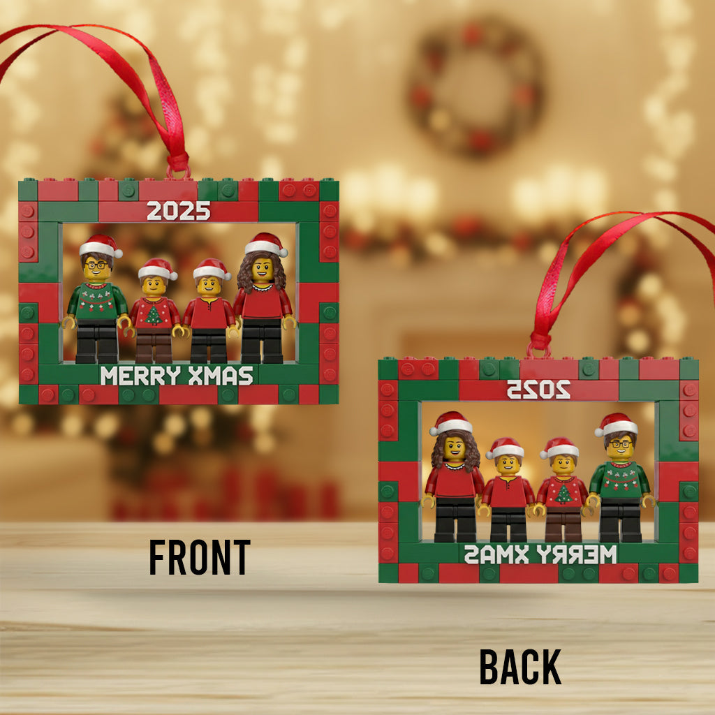 Merry Christmas To Family - Personalized Family Ornament