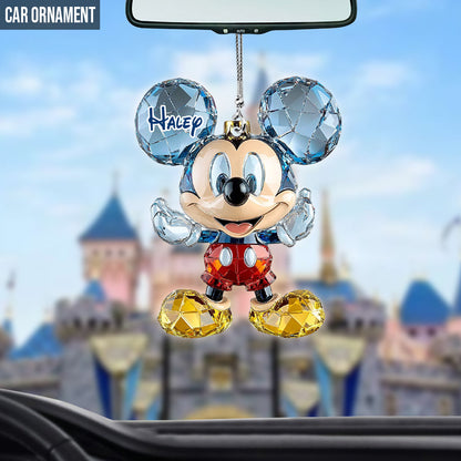 Cute Mouse Ears - Personalized Mouse Car Ornament