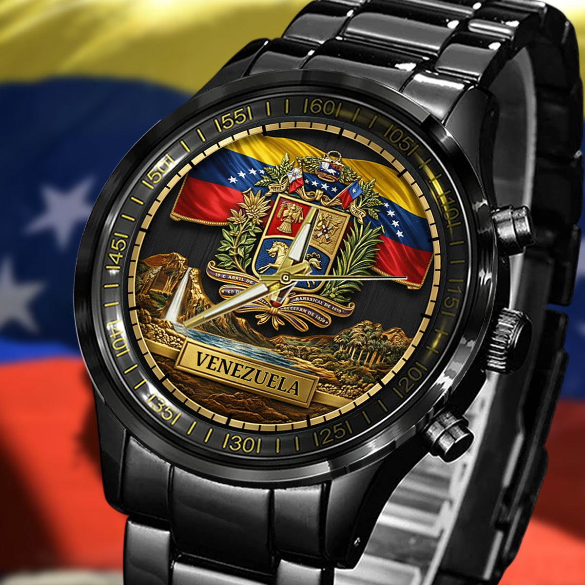 Stand Strong Venezuela - Personalized Expats Hand Watch