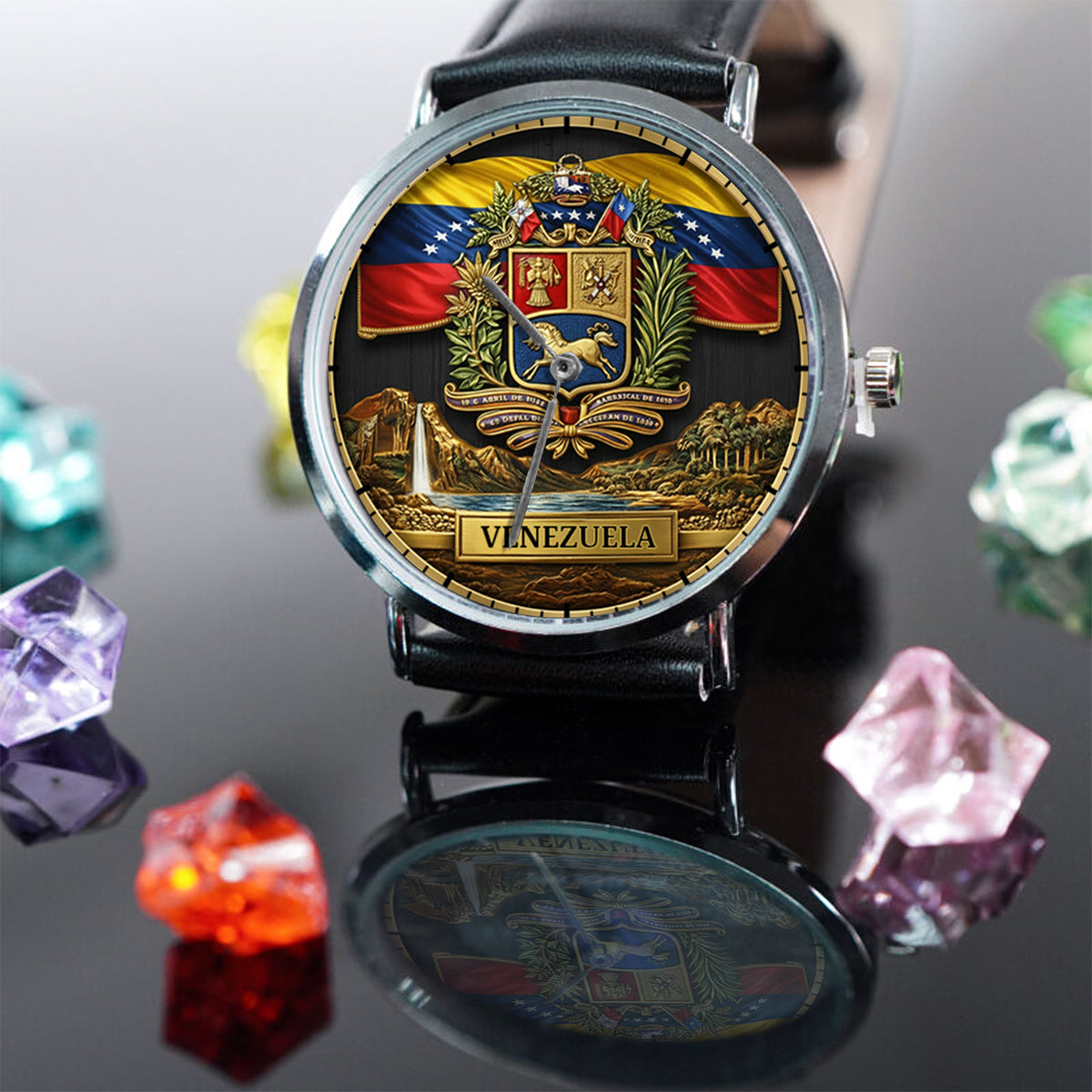 Stand Strong Venezuela - Personalized Expats Hand Watch