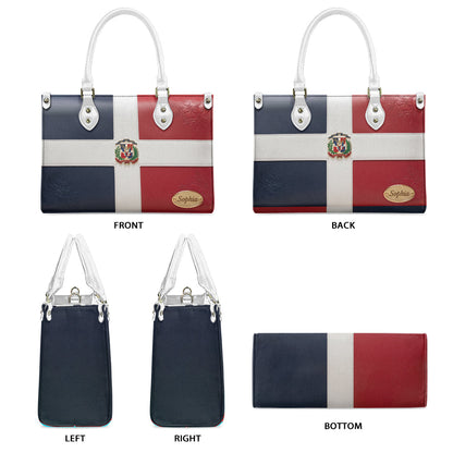 Gift For Dominicana - Personalized Expats Leather Handbag
