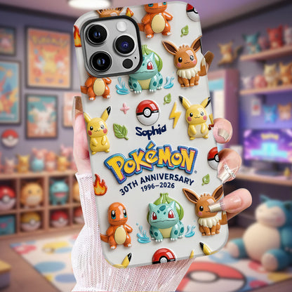 30th Anniversary - Personalized Monster Trainer Full Print Phone Case