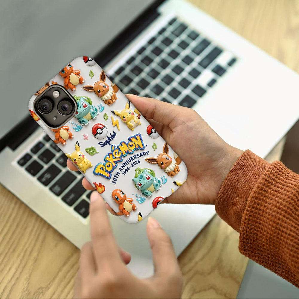 30th Anniversary - Personalized Monster Trainer Full Print Phone Case