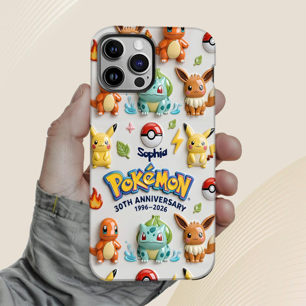 30th Anniversary - Personalized Monster Trainer Full Print Phone Case