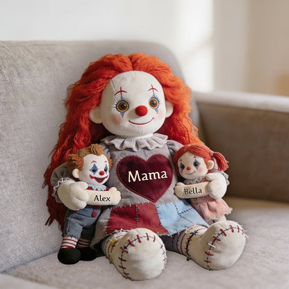 Mother Of Horror - Personalized Horror Character Premium Faux Fur Pillow