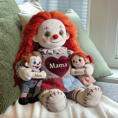 Mother Of Horror - Personalized Horror Character Premium Faux Fur Pillow