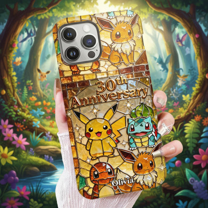 30th Anniversary - Personalized Monster Trainer Full Print Phone Case