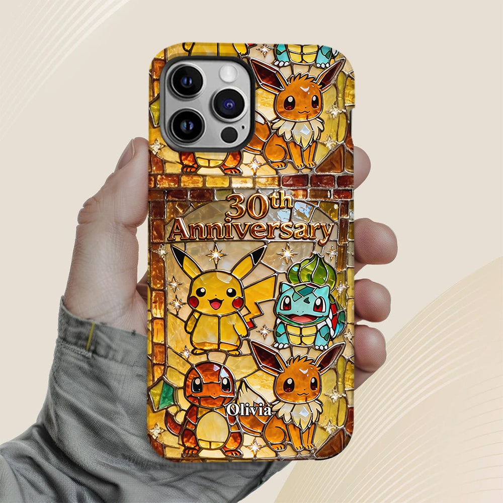 30th Anniversary - Personalized Monster Trainer Full Print Phone Case