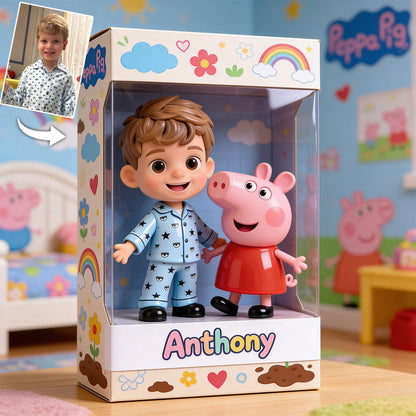 Custom Any Photo - Birthday Gift - Personalized Pink Pig Custom Shaped Acrylic Plaque