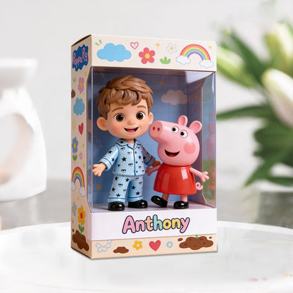 Custom Any Photo - Birthday Gift - Personalized Pink Pig Custom Shaped Acrylic Plaque