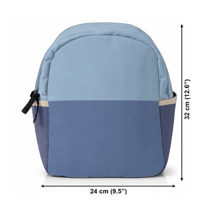 Always Have Your Back - Personalized Blue Dog Changeable Leather Patch Backpack