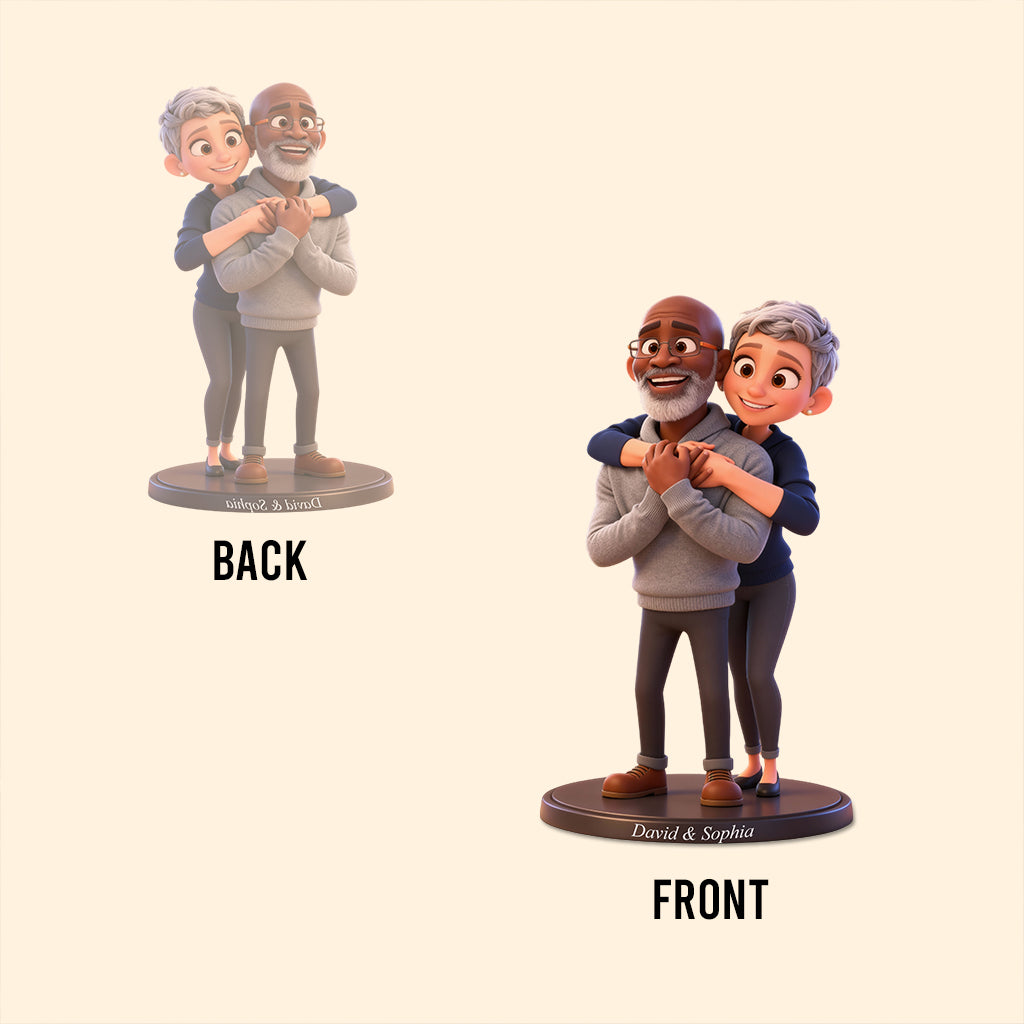 Couple Gift - Personalized Couple Custom Shaped Acrylic Plaque