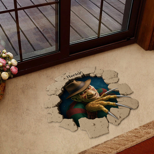 Scary Room - Personalized Horror Character Shaped Doormat/ Rug