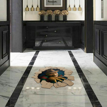 Scary Room - Personalized Horror Character Shaped Doormat/ Rug