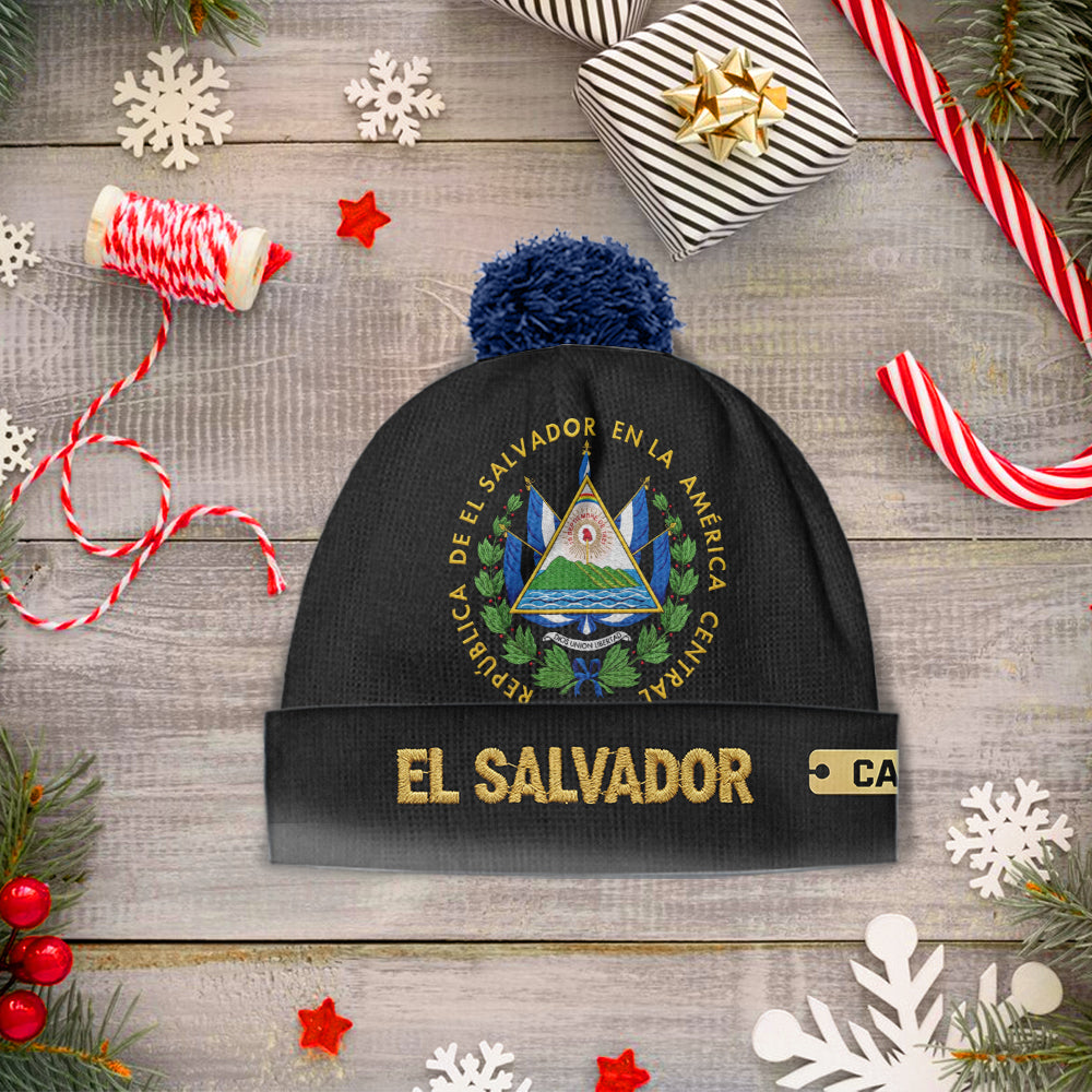 Proud El Salvador - Personalized Expats Beanie Hat