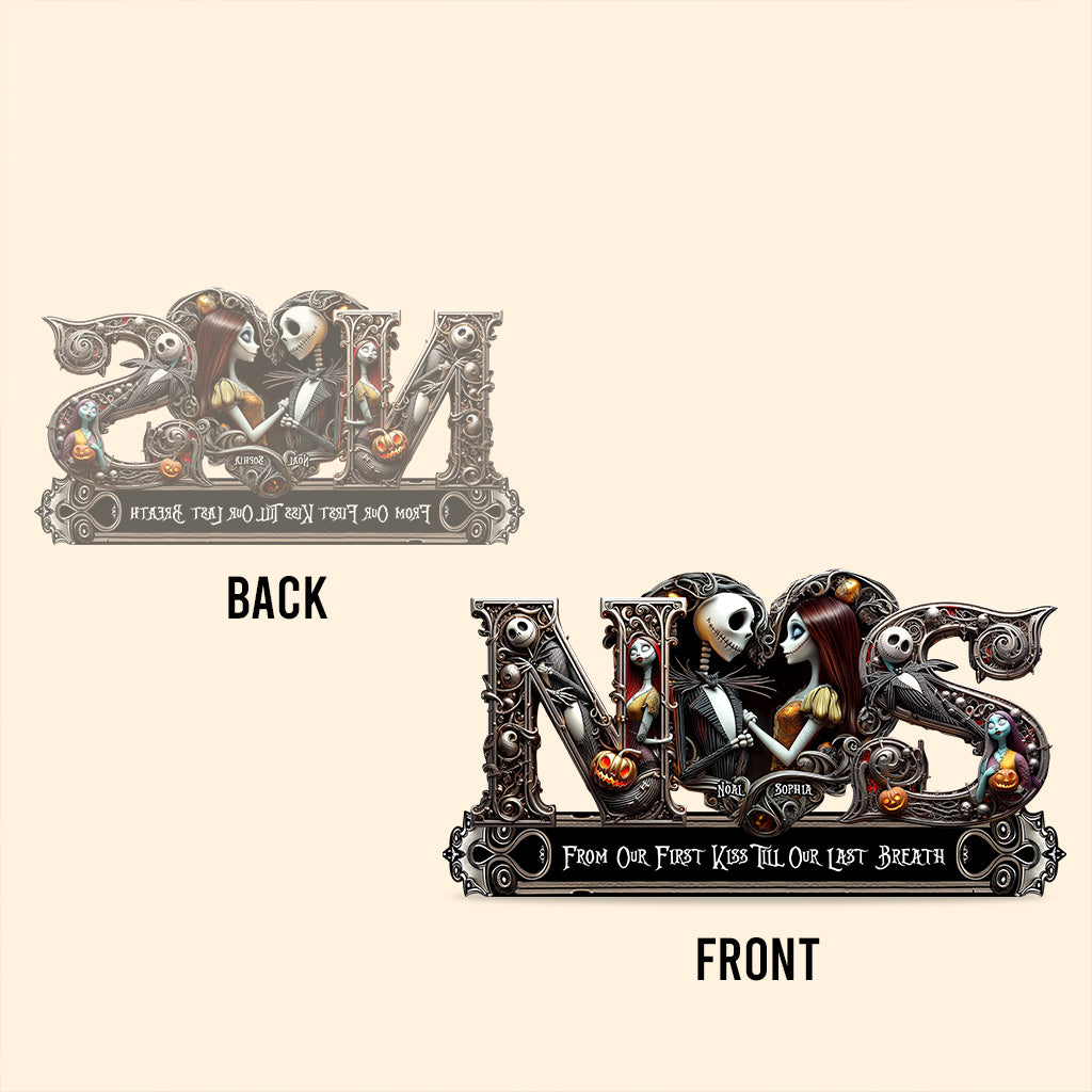 Till Death Do Us Part - Personalized Nightmare Custom Shaped Acrylic Plaque