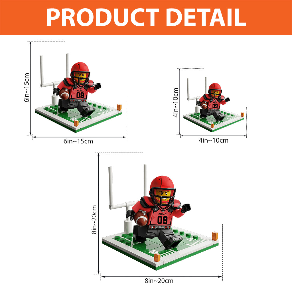 Funny Gift For Football Lovers - Personalized Football Custom Shaped Acrylic Plaque