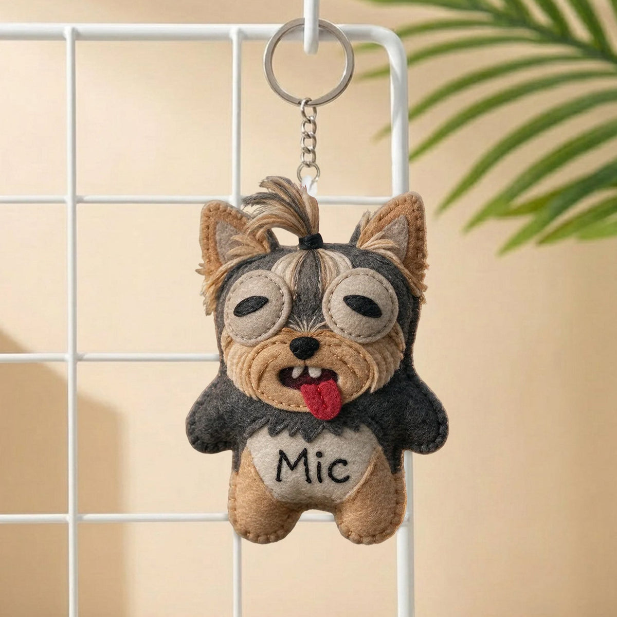 Cute & Fun Monster Pet Ornament - Personalized Dog Plush Ornament