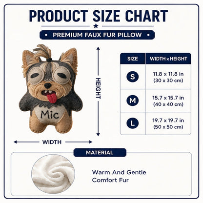 Cute & Fun Monster Pet Ornament - Personalized Dog Plush Ornament