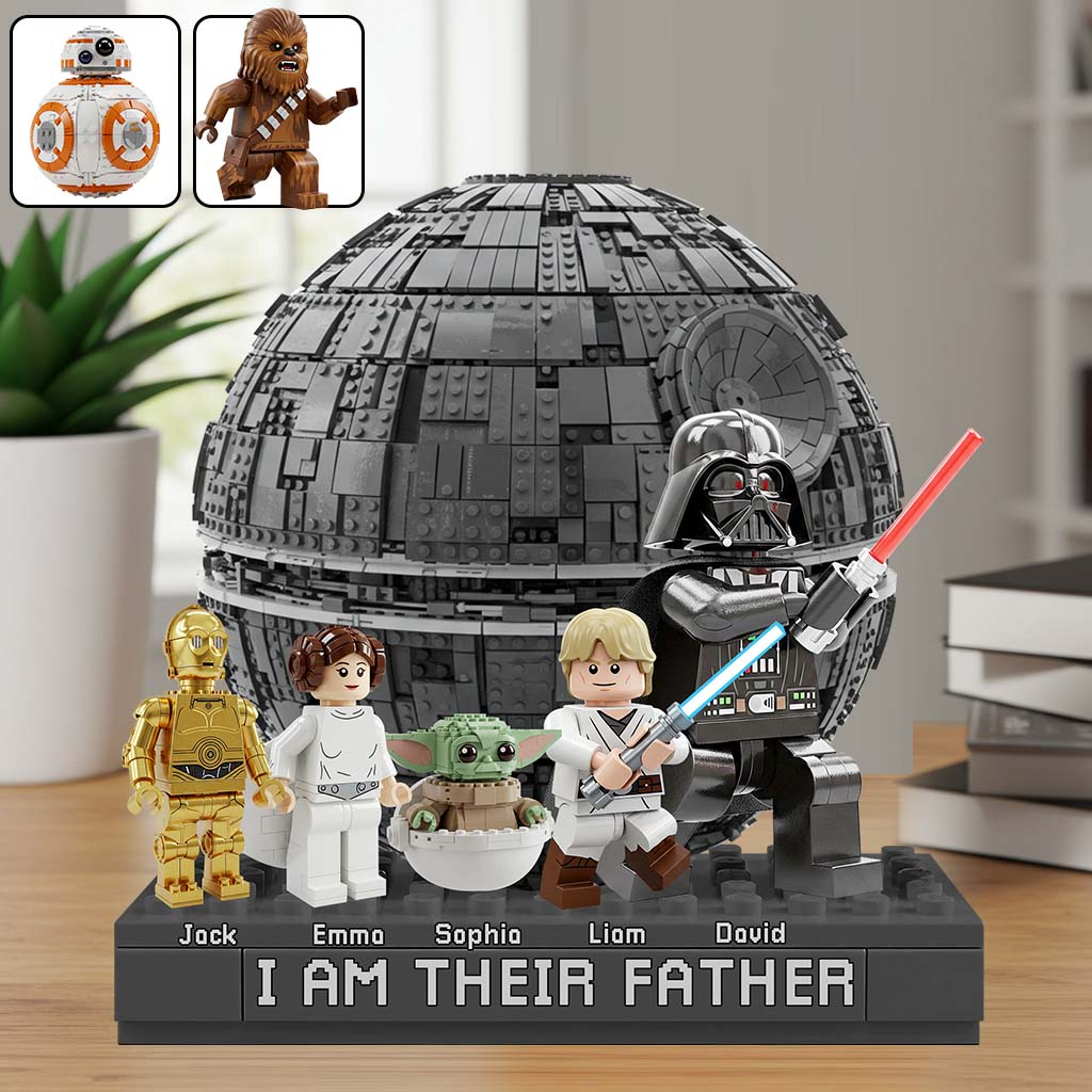 I Am Their Father - Personalized The Force Custom Shaped Acrylic Plaque