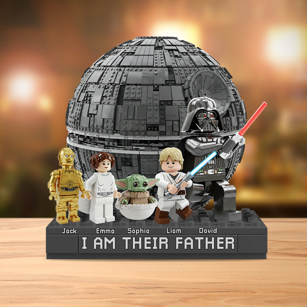 I Am Their Father - Personalized The Force Custom Shaped Acrylic Plaque