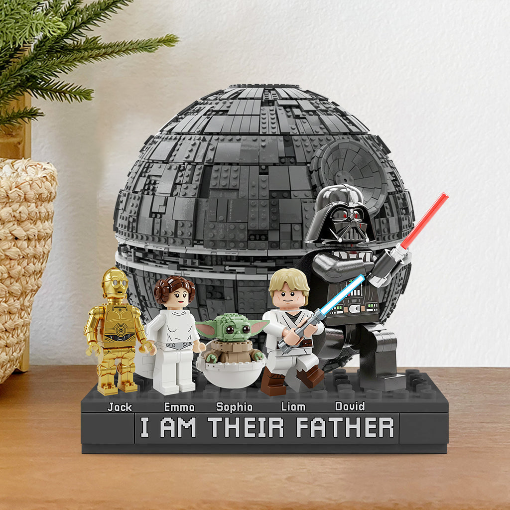 I Am Their Father - Personalized The Force Custom Shaped Acrylic Plaque