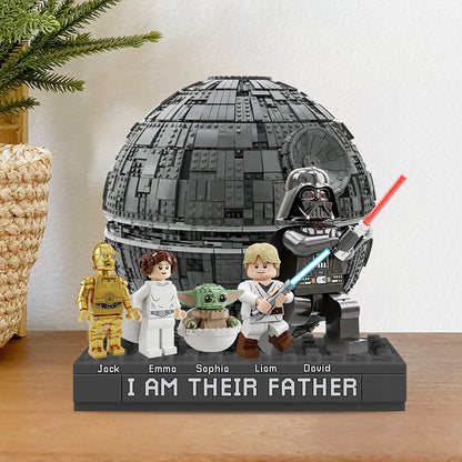 I Am Their Father - Personalized The Force Custom Shaped Acrylic Plaque