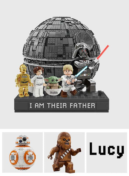 I Am Their Father - Personalized The Force Custom Shaped Acrylic Plaque