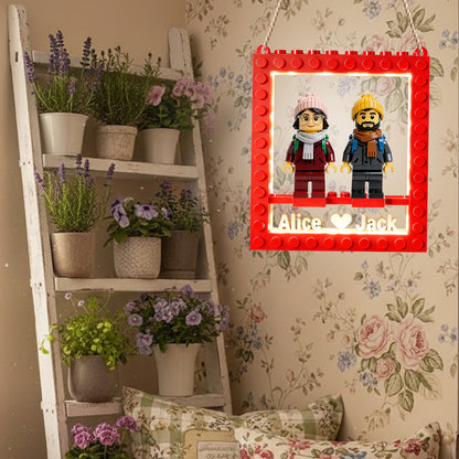 Brick Couple - Personalized Couple LED Light Acrylic Sign