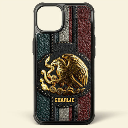 Mexico Pride - Personalized Expats Fully Printed Wallet Phone Case