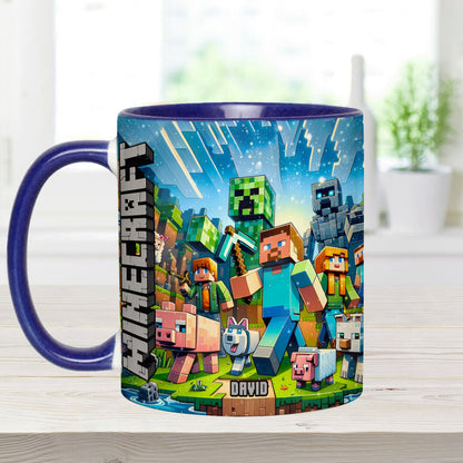 My Favorite - Personalized Block World Accent Mug