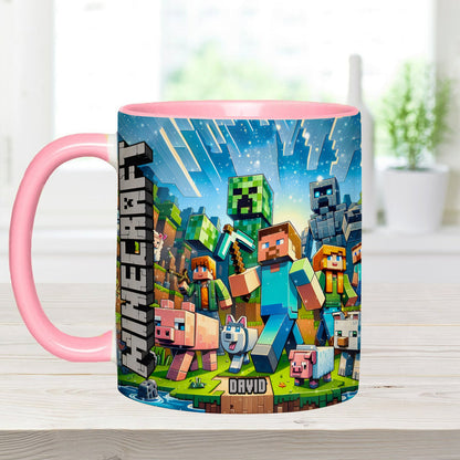 My Favorite - Personalized Block World Accent Mug