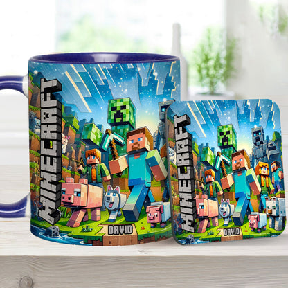 My Favorite - Personalized Block World Accent Mug