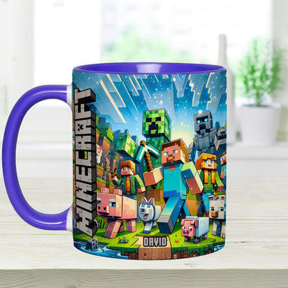 My Favorite - Personalized Block World Accent Mug