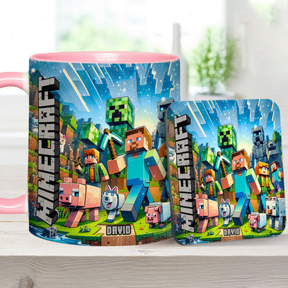 My Favorite - Personalized Block World Accent Mug