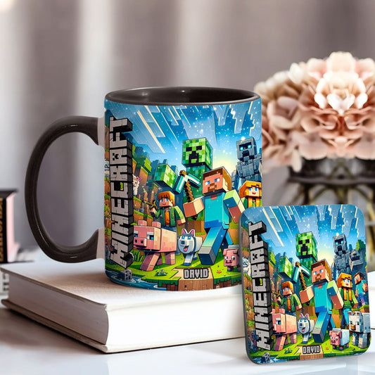 My Favorite - Personalized Block World Accent Mug
