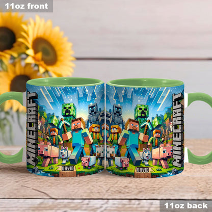 My Favorite - Personalized Block World Accent Mug