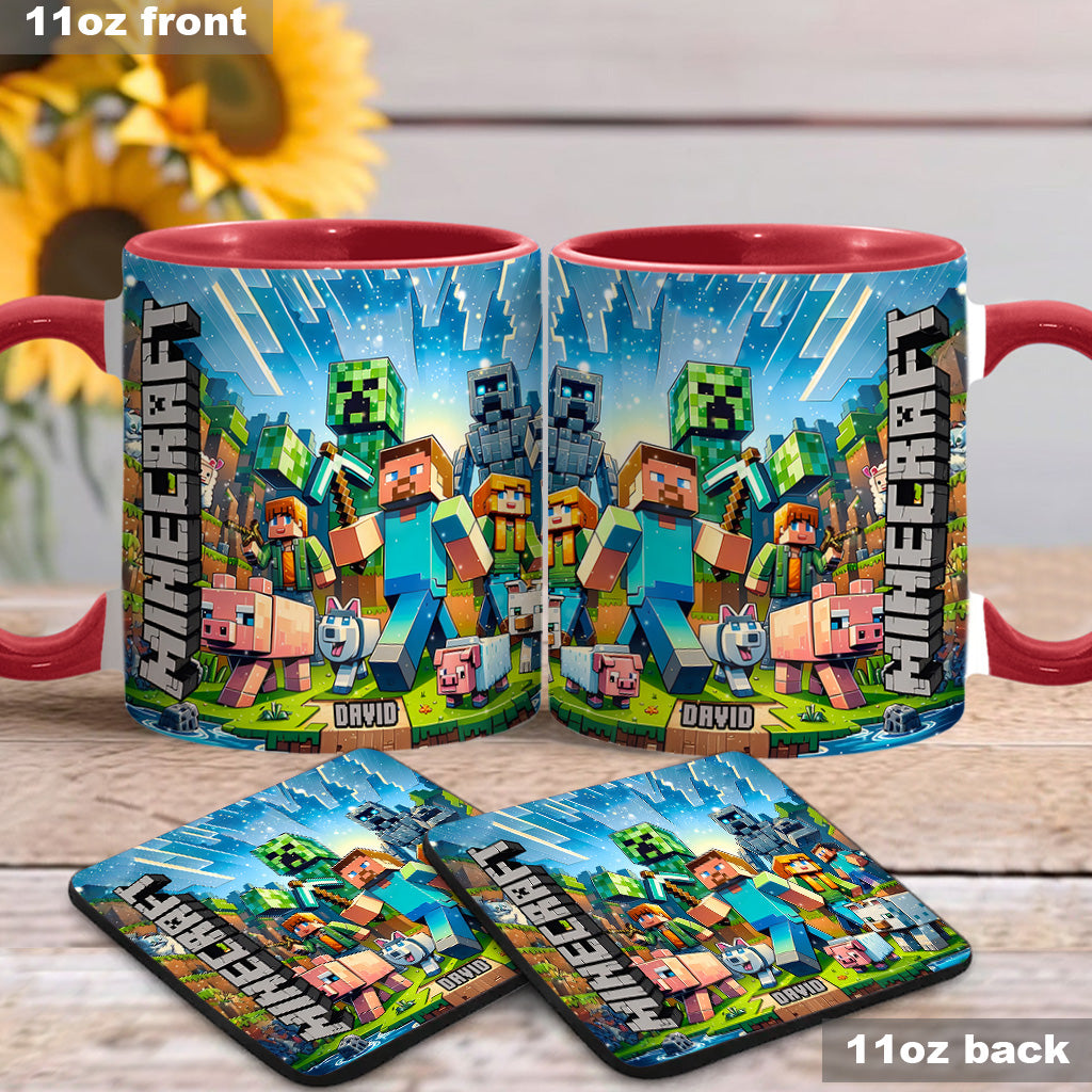 My Favorite - Personalized Block World Accent Mug